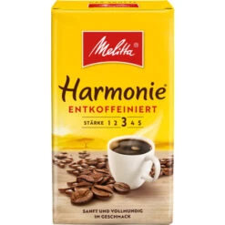 Melitta Kaffee Harmonie Entkoffeiniert Gemahlen 500G