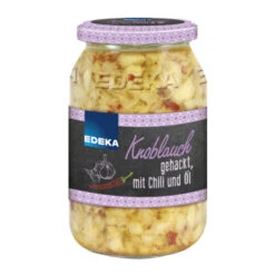 Knoblauch Gehackt In Öl Mit Chili 95G