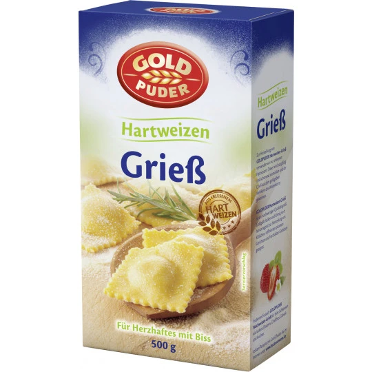 Hartweizen-Grieß 500G 1 Hartweizen-Grieß 500G