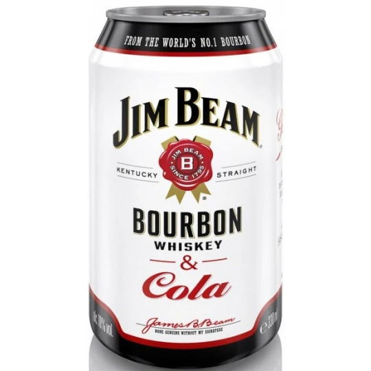 Beam Bourbon & Cola 0,33L 1 Beam Bourbon & Cola 0,33L