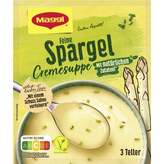 Guten Appetit Spargel Cremesuppe Ergibt 750ML 1 Guten Appetit Spargel Cremesuppe Ergibt 750ML