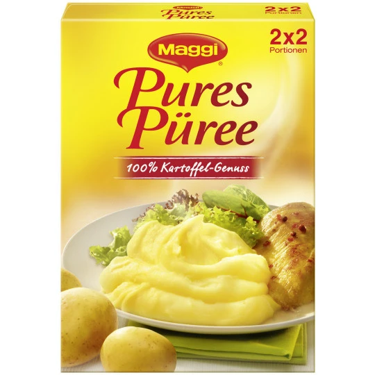 Pures Püree 100% Kartoffel-Genuss 2x 60G 1 Pures Püree 100% Kartoffel-Genuss 2x 60G