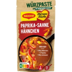Herzensküche Paprika Sahne Hähnchen 65G