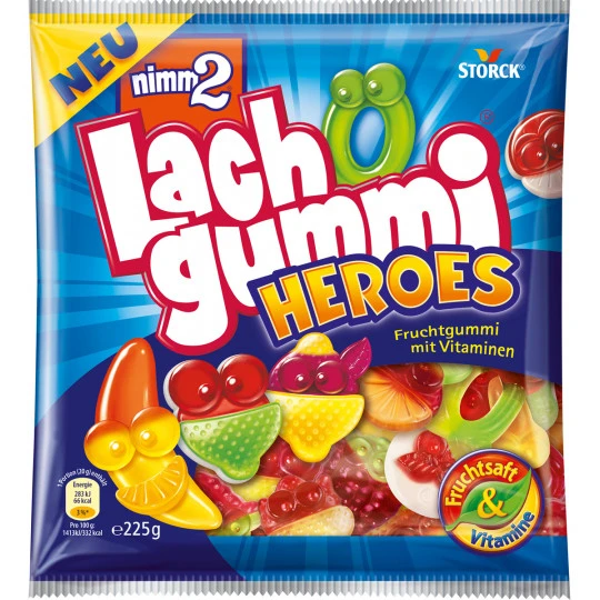 Lachgummi Heroes 225G 1 Lachgummi Heroes 225G