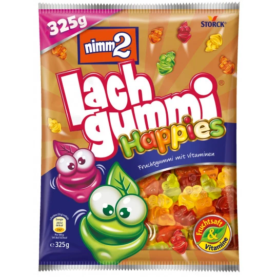 Lachgummi Happies 325G 1 Lachgummi Happies 325G