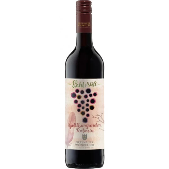 Weinkeller Echt Süß Spätburgunder Rotwein 0,75L 1 Weinkeller Echt Süß Spätburgunder Rotwein 0,75L